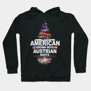 Christmas Tree  American Grown With Austrian Roots - Gift for Austrian From Austria Hoodie